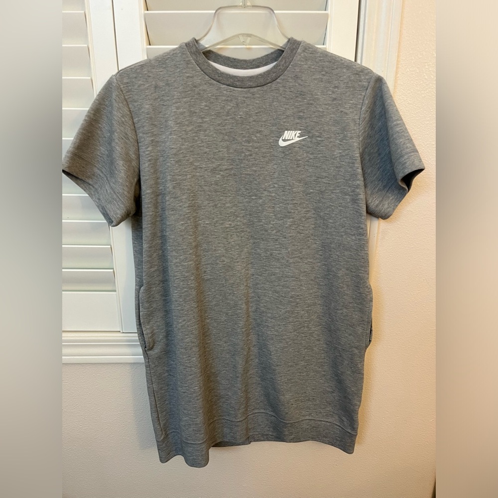 Nike, knee length, women’s sweatshirt dress